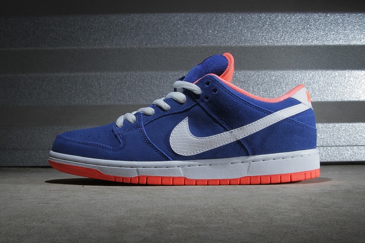 Nike SB Dunk Low Pro Game Royal/White-Bright Mango
