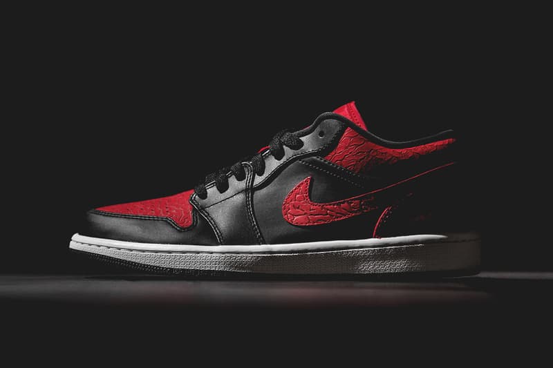 Air Jordan 1 Low Black/Gym Red