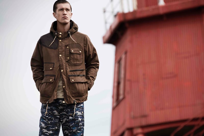 barbour x white mountaineering jacket