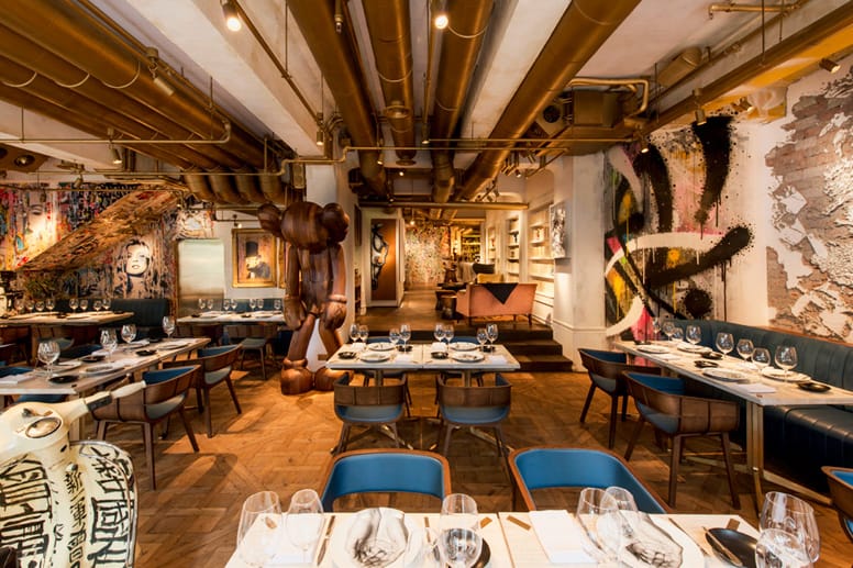 BIBO Restaurant in Hong Kong Features Installations by Street Art Legends