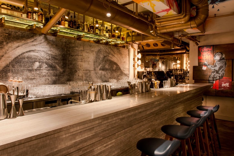 BIBO Restaurant in Hong Kong Features Installations by Street Art Legends