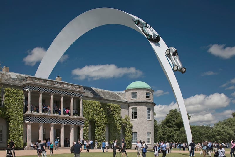 Goodwood Festival of Speed 2014 Mercedes-Benz Sculpture by Gerry Judah