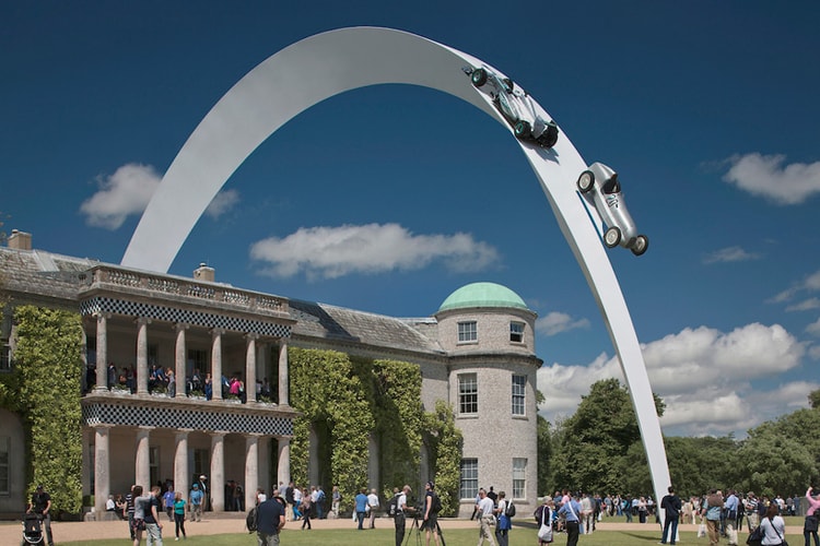 Goodwood Festival of Speed 2014 Mercedes-Benz Sculpture by Gerry Judah