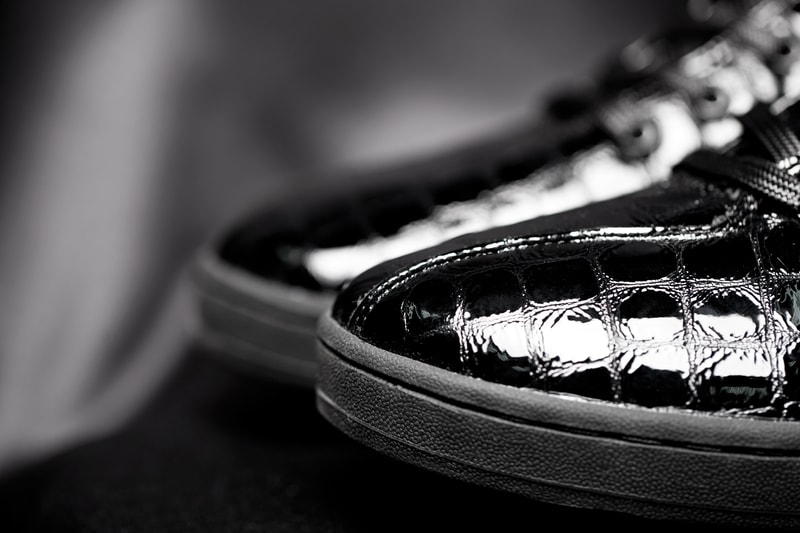 Gourmet 2014 Fall/Winter "Black Croc" Quattro Skate 2 Sneakers