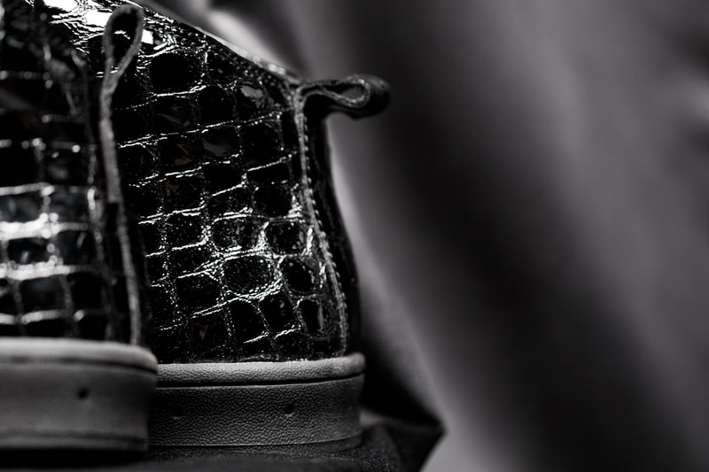Gourmet 2014 Fall/Winter "Black Croc" Quattro Skate 2 Sneakers