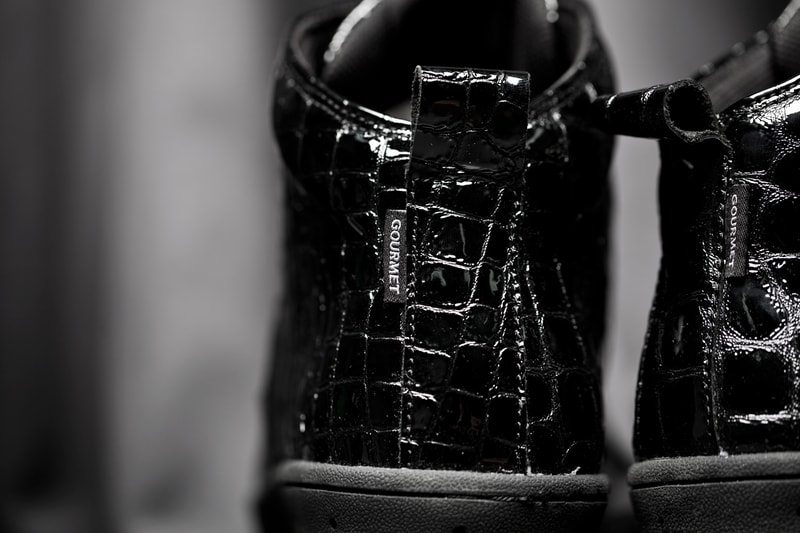 Gourmet 2014 Fall/Winter "Black Croc" Quattro Skate 2 Sneakers