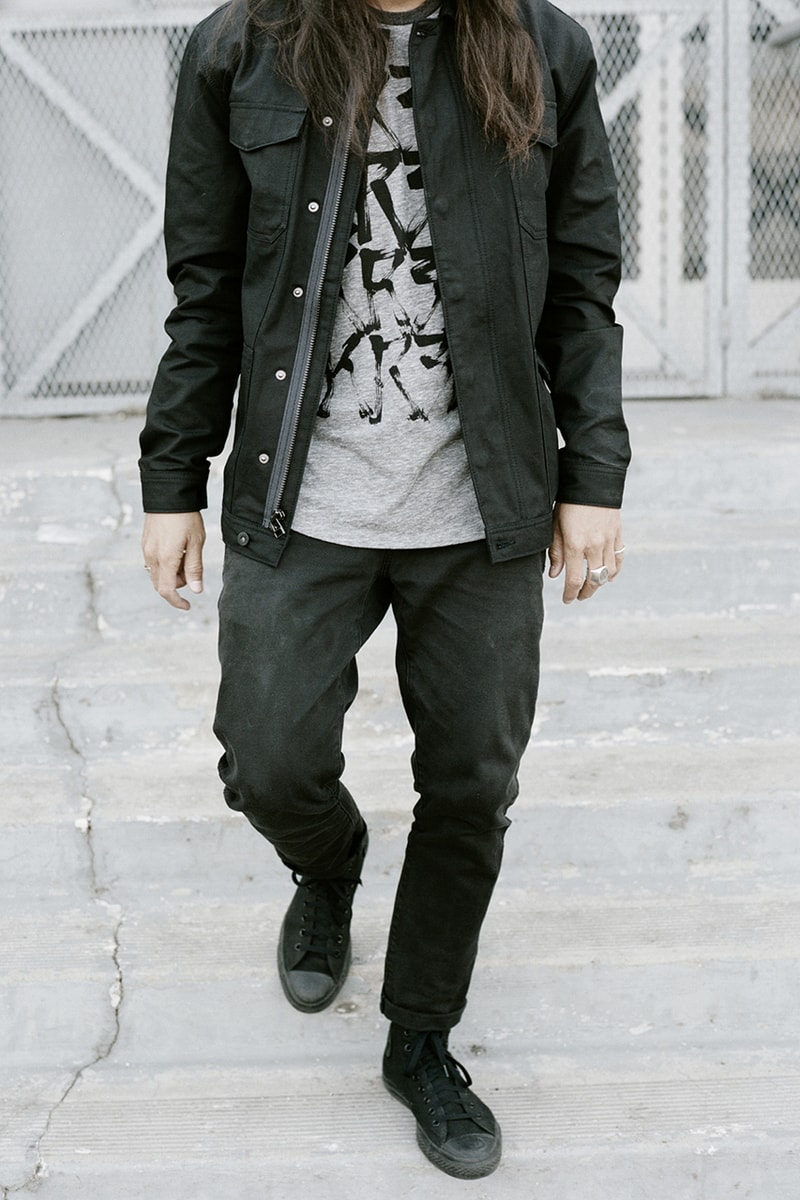KR3W 2014 Fall/Winter Lookbook: Dark Washes and Shadowy Plaid