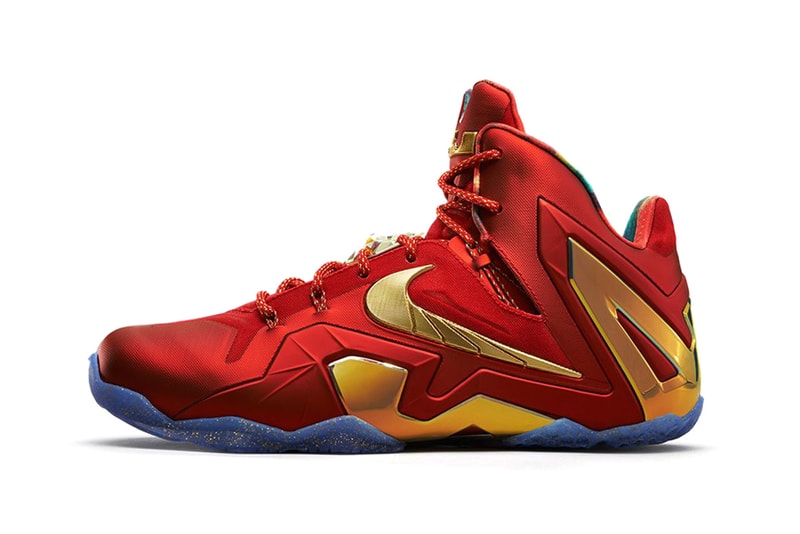 Nike LeBron 11 Elite SE University Red/Metallic Gold