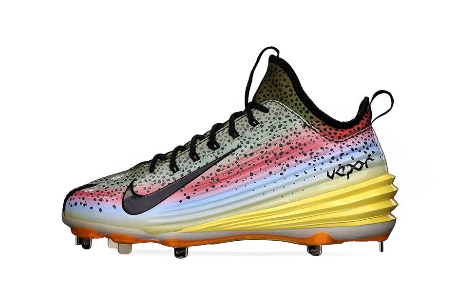 Mike Trout will be wearing a pair of trout-themed Nike cleats in