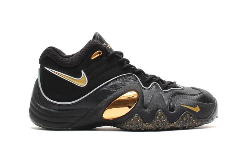 Nike Zoom Uptempo V Premium Black/Metallic Gold-White