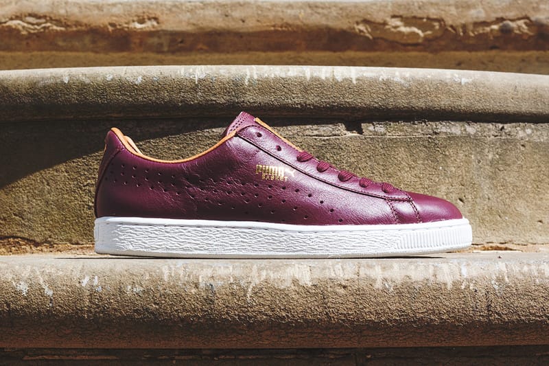 puma suede red zinfandel