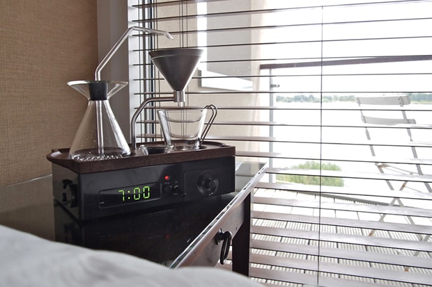 The Barisieur Alarm Clock and Coffee Brewer