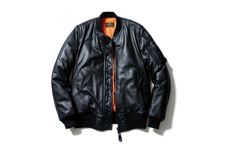 uniform experiment x Alpha Industries 2014 Fall/Winter Leather MA-1