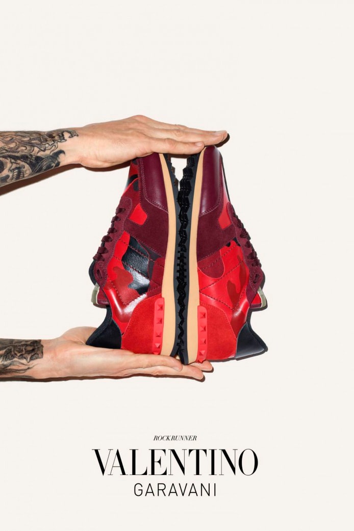 Valentino 2014 Fall/Winter Sneakers Campaign