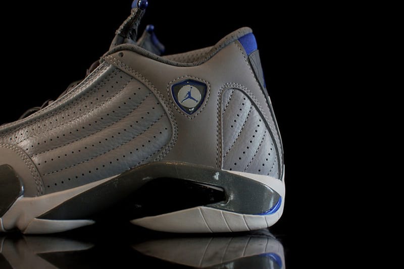 jordan 14 gray and blue