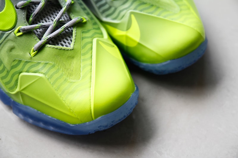 A Closer Look at the Nike LeBron 11 Metallic Luster/Ice-Volt