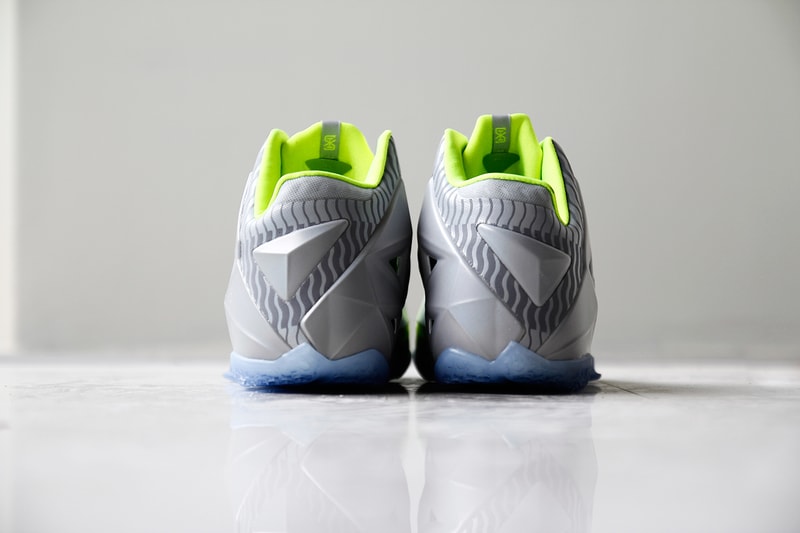 A Closer Look at the Nike LeBron 11 Metallic Luster/Ice-Volt
