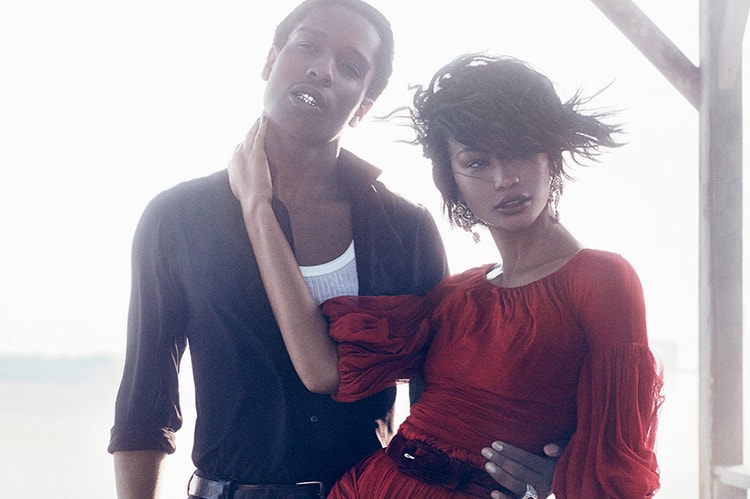 A$AP Rocky & Chanel Iman by Mikael Jansson for Vogue