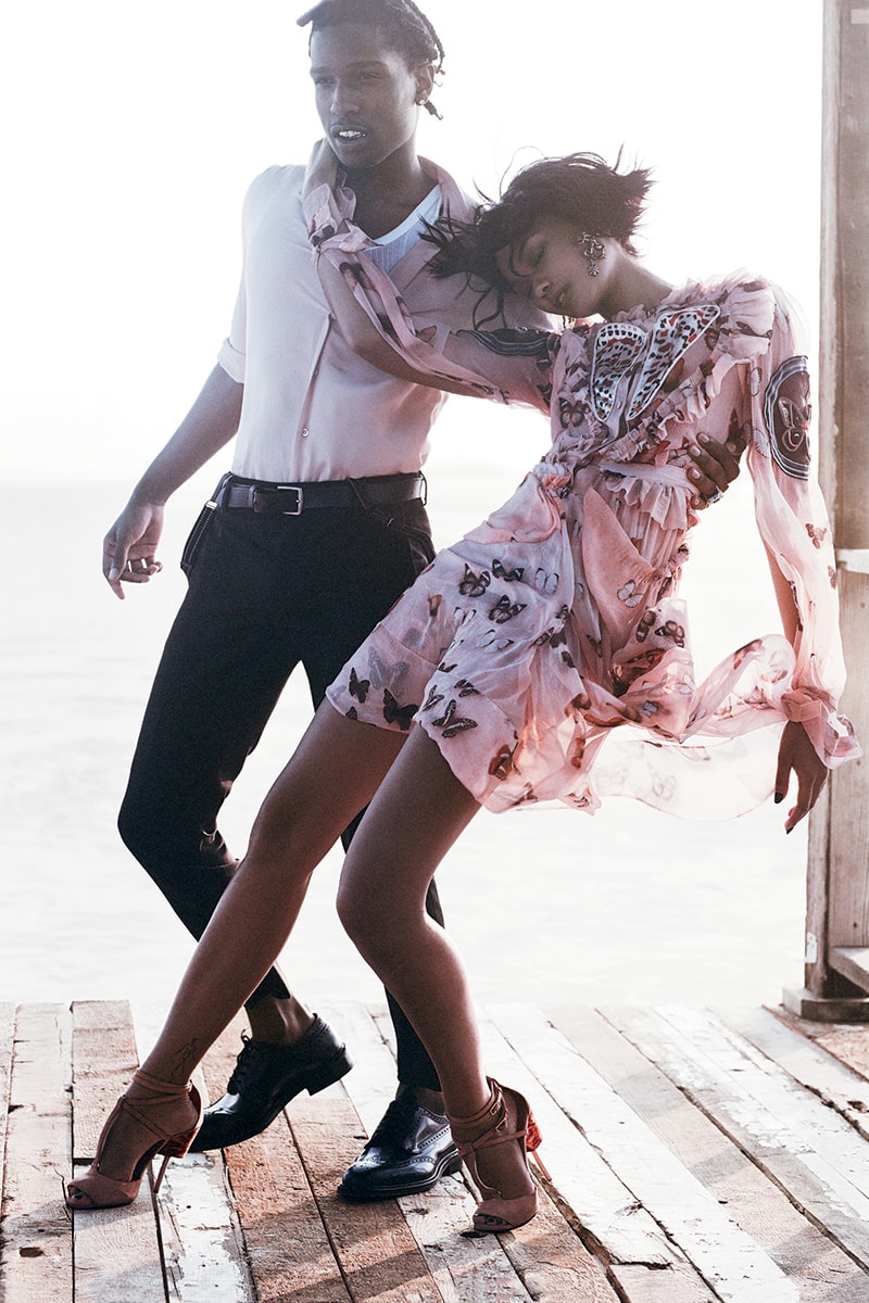 A$AP Rocky & Chanel Iman by Mikael Jansson for Vogue