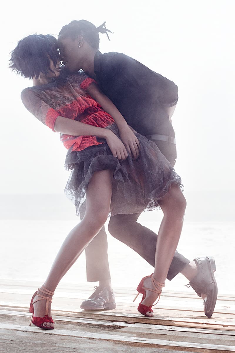 A$AP Rocky & Chanel Iman by Mikael Jansson for Vogue