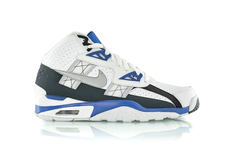 Nike Air Trainer SC High White/Platinum-Hyper Cobalt