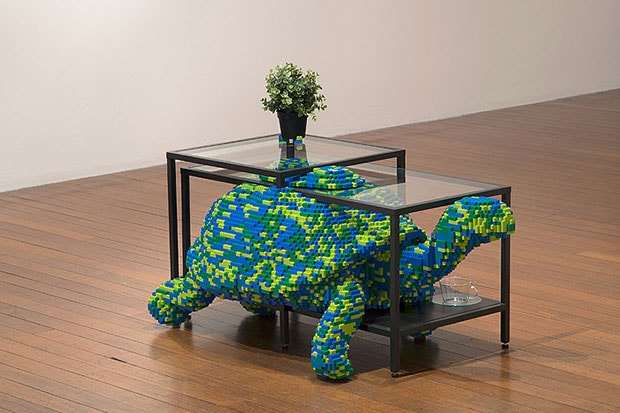 Artists Combine LEGO with IKEA Furniture 