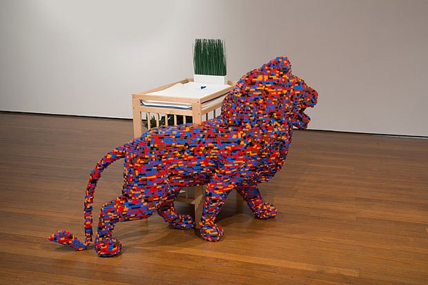 Artists Combine LEGO with IKEA Furniture 