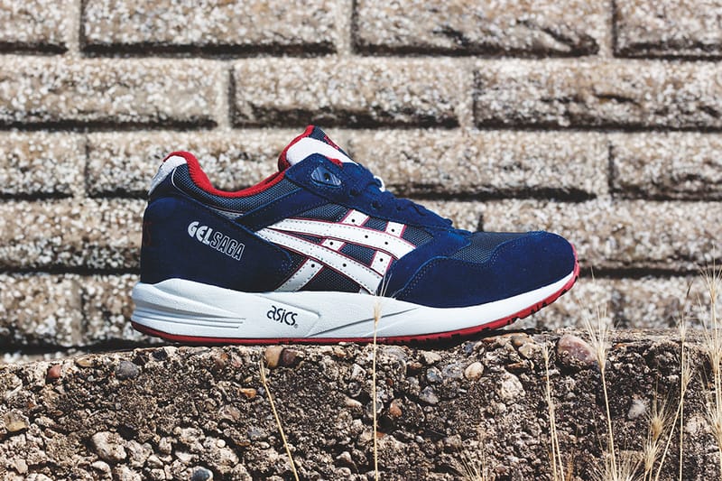 ASICS 2014 Fall Gel Saga Navy/Soft Grey