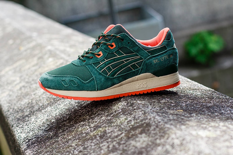 ASICS Gel Lyte III Dark Green/Orange