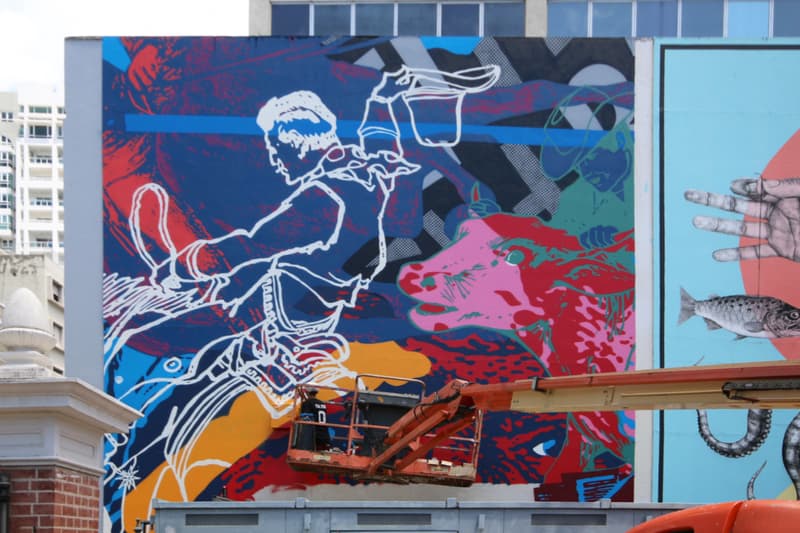 CYRCLE. "Struggle of Nations" Mural @ Museo de Arte Contemporaneo Puerto Rico