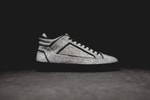 ETQ Amsterdam Mid Top 2 White Marbled Leather Sneaker
