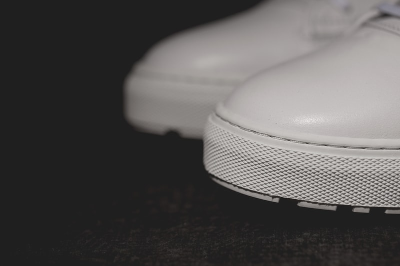 ETQ Amsterdam Mid Top 2 White Marbled Leather Sneaker