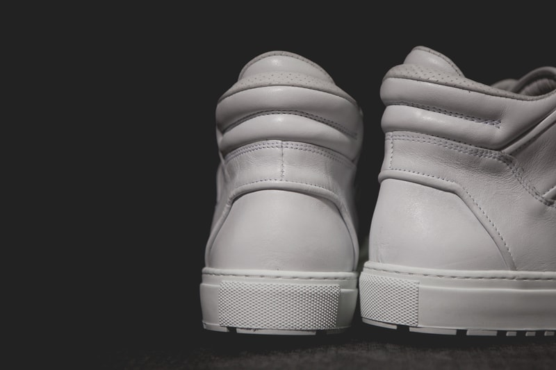 ETQ Amsterdam Mid Top 2 White Marbled Leather Sneaker