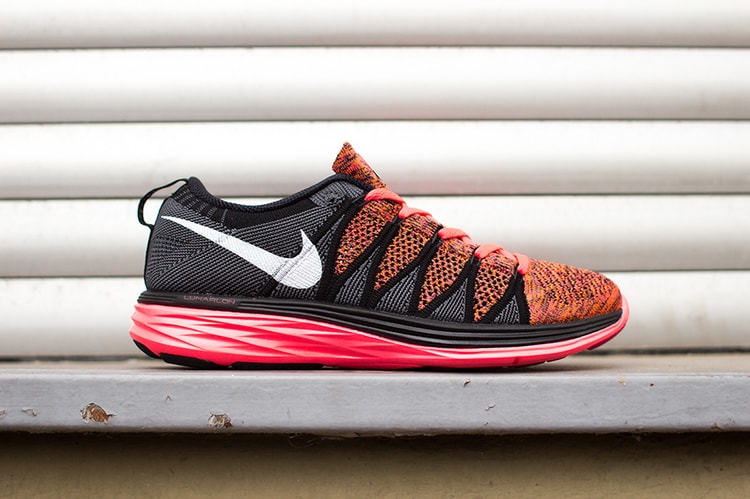 Nike Flyknit Lunar2 Hyper Punch/Black
