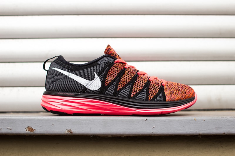 Nike Flyknit Lunar2 Hyper Punch/Black