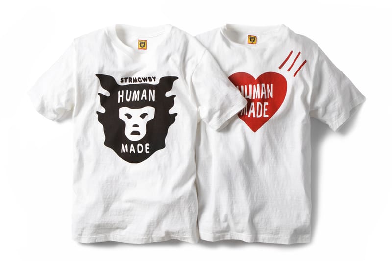 human made heart logo tee