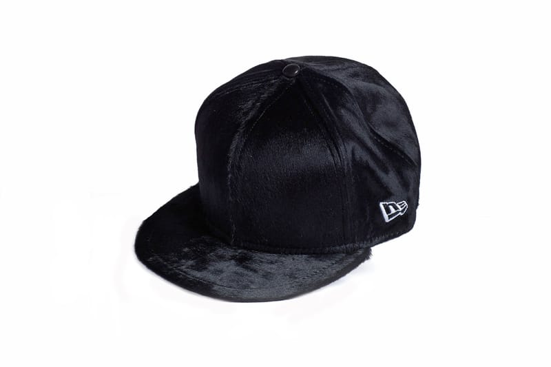 Juun.J Calf Hair New Era Caps 