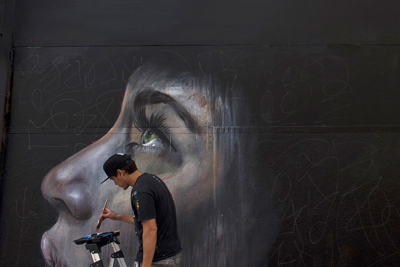 Kamea Hadar and Defer Paint “Paradise Lost” Mural in San Francisco 