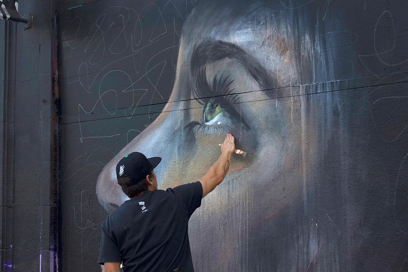 Kamea Hadar and Defer Paint “Paradise Lost” Mural in San Francisco 