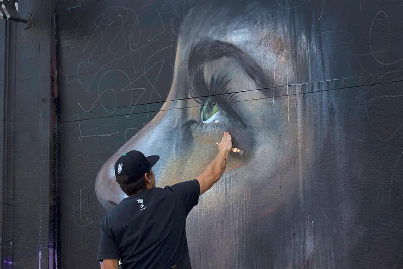 Kamea Hadar and Defer Paint “Paradise Lost” Mural in San Francisco