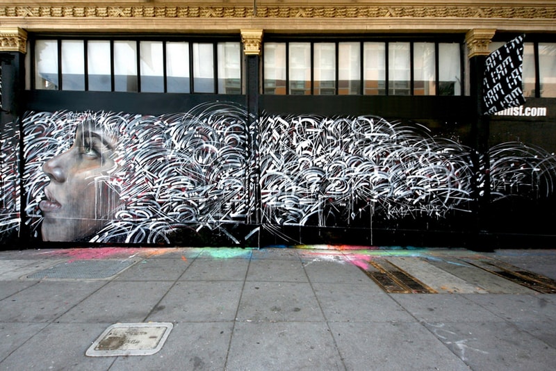 Kamea Hadar and Defer Paint “Paradise Lost” Mural in San Francisco 