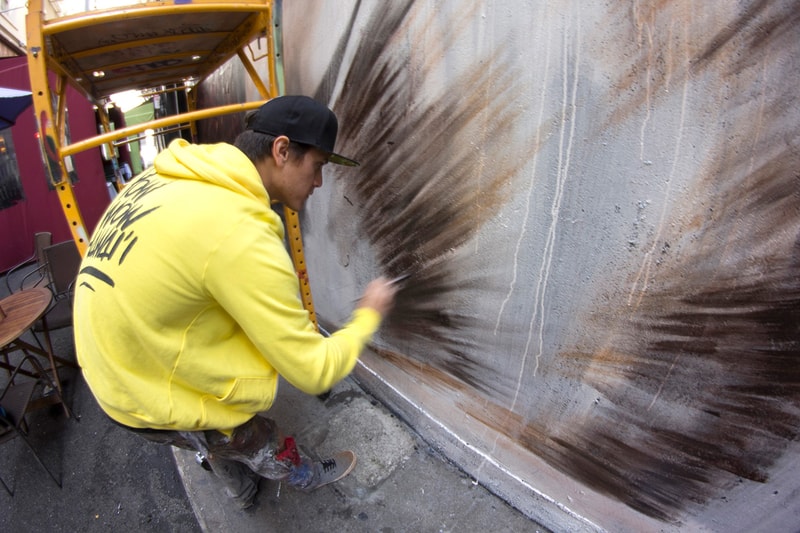 Kamea Hadar and Defer Paint “Paradise Lost” Mural in San Francisco 