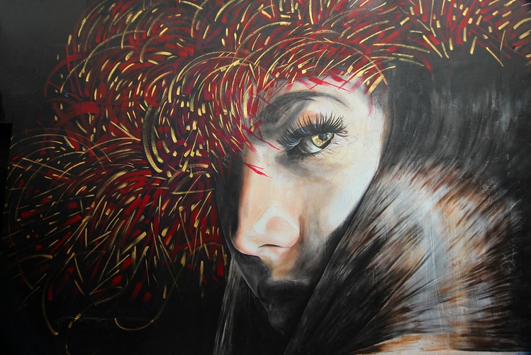 Kamea Hadar and Defer Paint “Paradise Lost” Mural in San Francisco