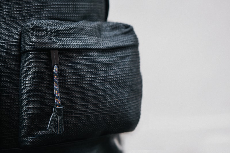 KRISVANASSCHE 2014 Fall/Winter Basket Weave Backpacks