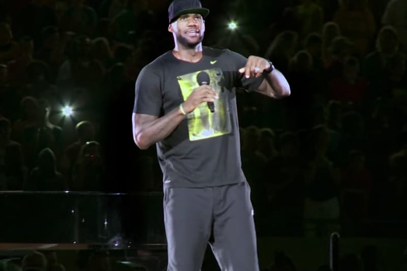 LeBron James Hosts a Welcome Home Party of 30,000 in Akron