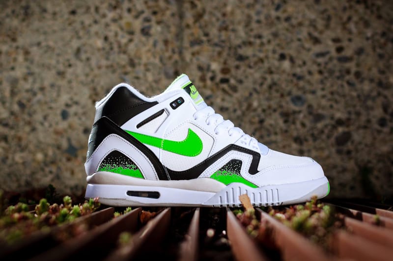 Nike Air Tech Challenge II White/Poison Green-Black-Ash Grey 