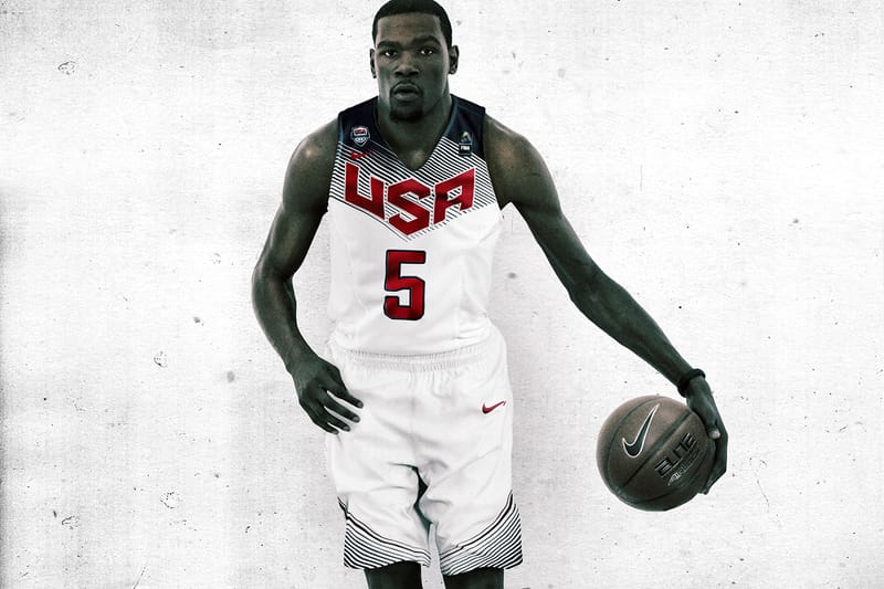 kevin durant team usa basketball jersey