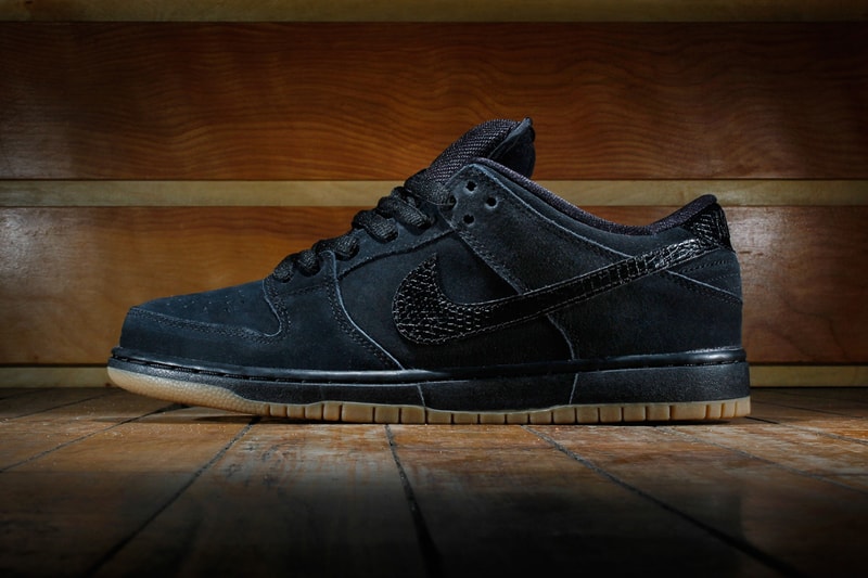 Nike SB Dunk Low Pro Black/Gum Medium Brown