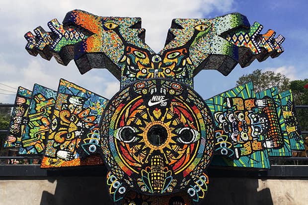 mitología Corte de pelo Debe Nike SB Templo Mayor Skatepark Heavily Features Aztec Inspirations |  HYPEBEAST