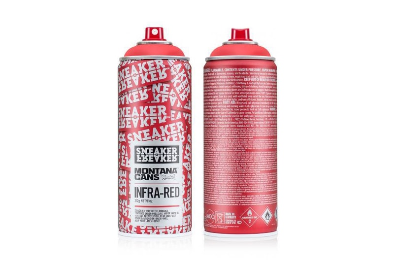 Sneaker Freaker x Montana "Infra-Red" Spray Can